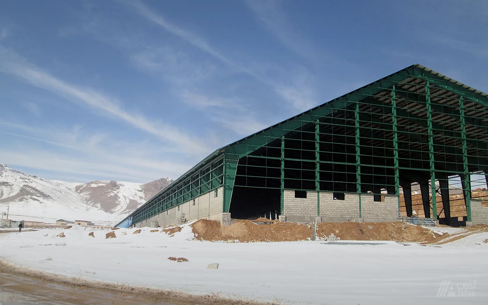 Shahrekord Cement Plant Blending Hall