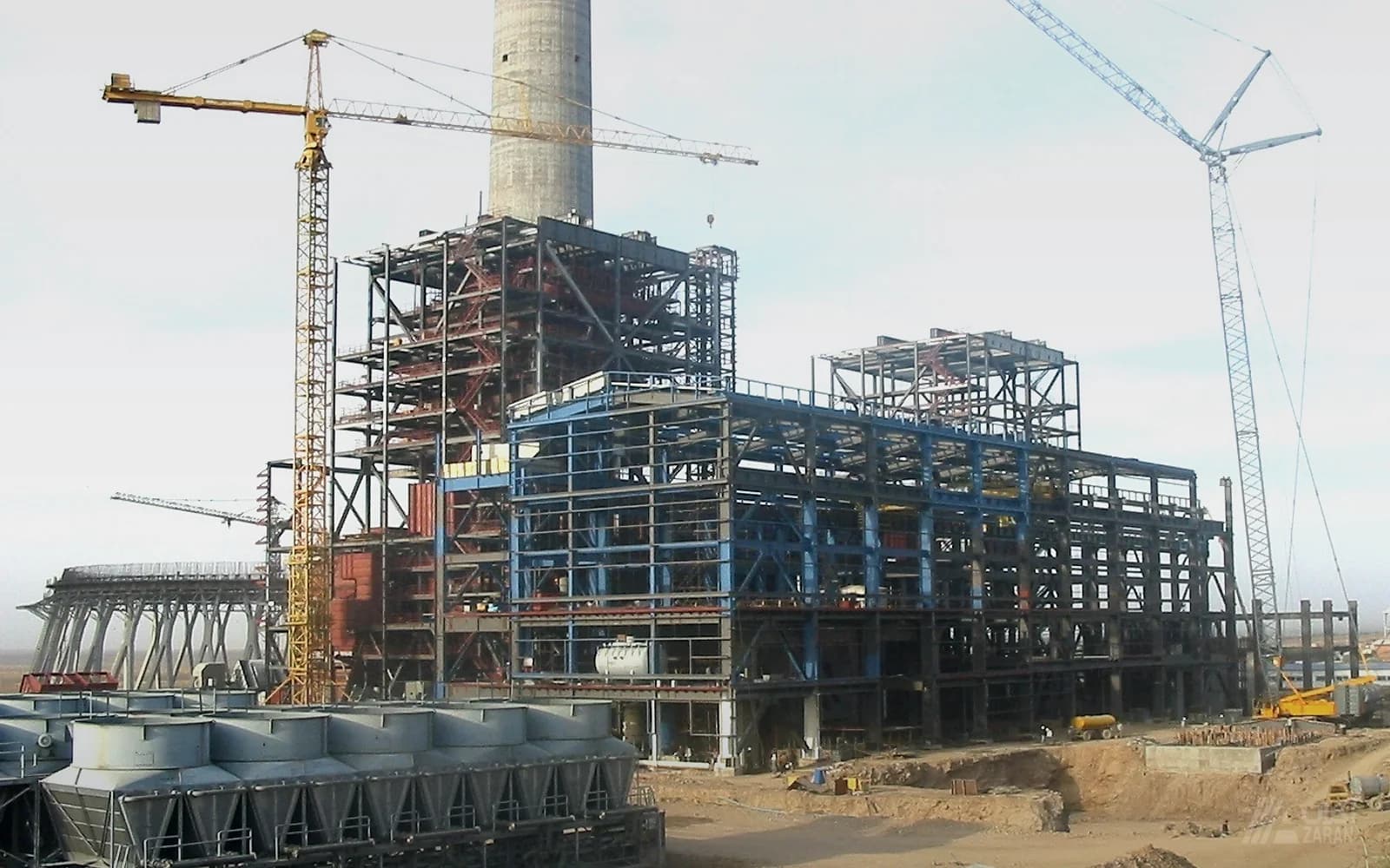Sahand Thermal Power Plant Boiler Stack and Ducts