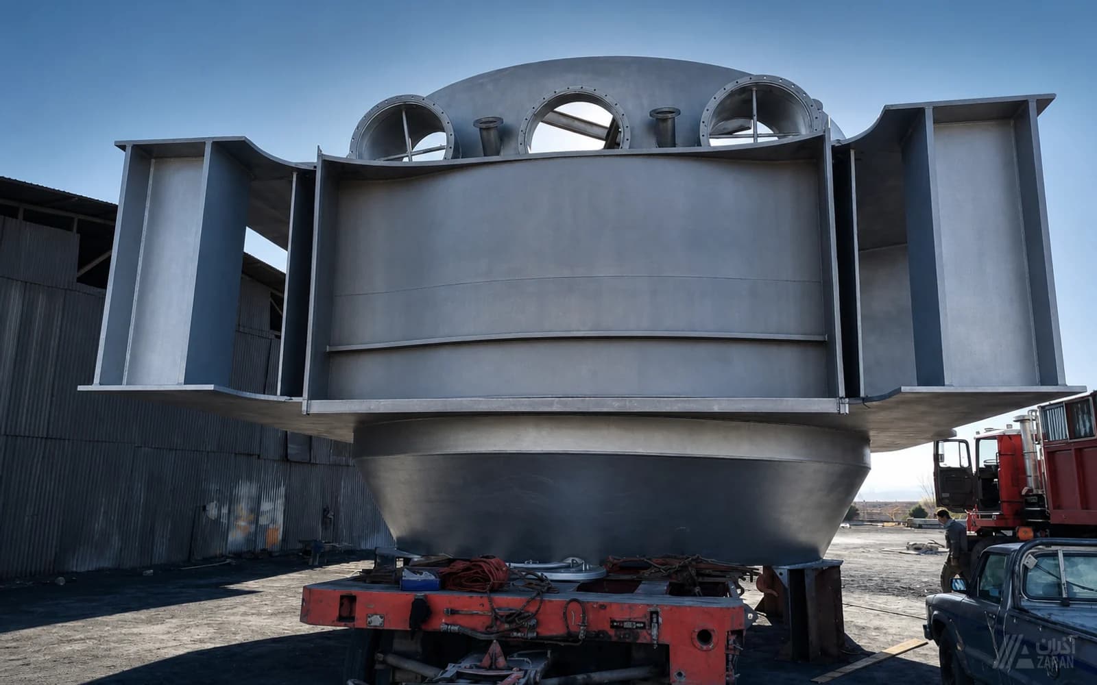 Bafq Kasra Steel Kiln Support Section Transport